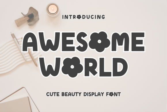 Awesome World: A Display Font That Makes Your Headlines Pop