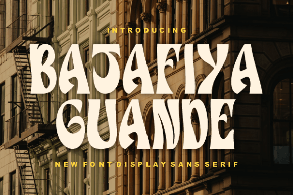 Batafiya Guande: A Display Font That Elevates Digital Branding