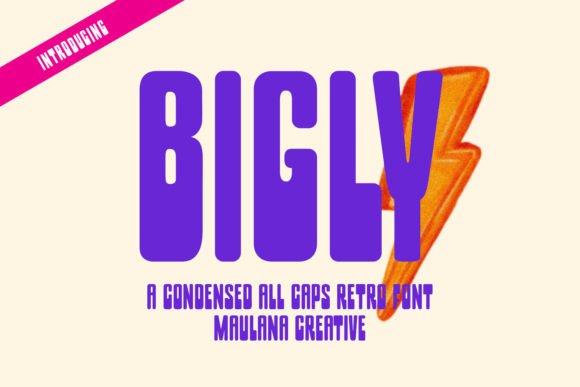 Bigly: A Retro Sans Serif Font for Digital Clarity
