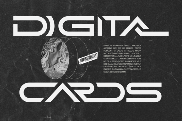 Digital Cards: A Futuristic Sans Serif for Campaign Headlines