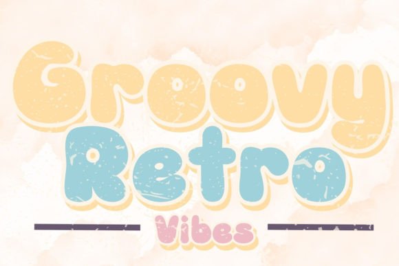 Groovy Retro Vibes Font for Handmade Creators