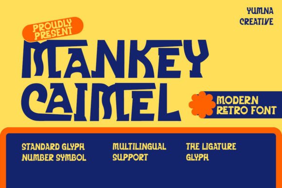 Mankey Caimel: A Modern Retro Display Font That Feels Like Home