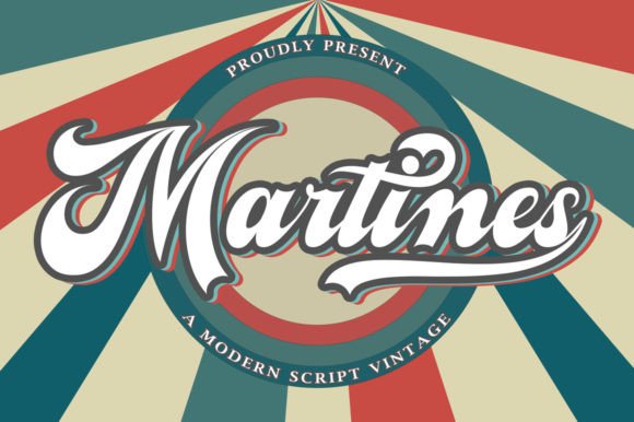Martines: A Playful Vintage Script Font for Digital Branding