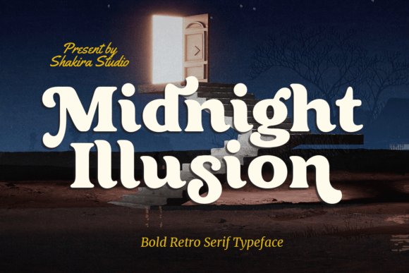 Midnight Illusion: A Serif Font That Elevates Real Small Business Branding