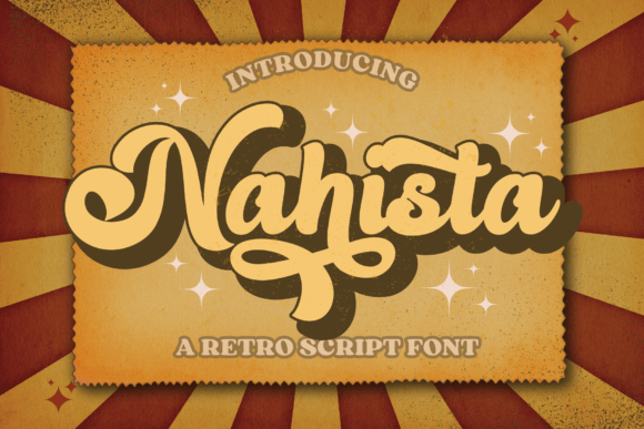 Nahista: A Charming Retro Script Font for Handmade Creators