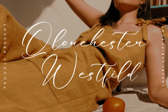 Qlouchester Westfild: A Script Amp Typeface with Editorial Grit