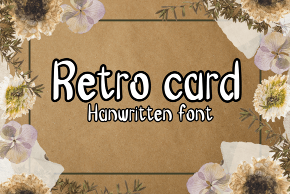 Retro Card: A Handwritten Serif Font for Warm Branding