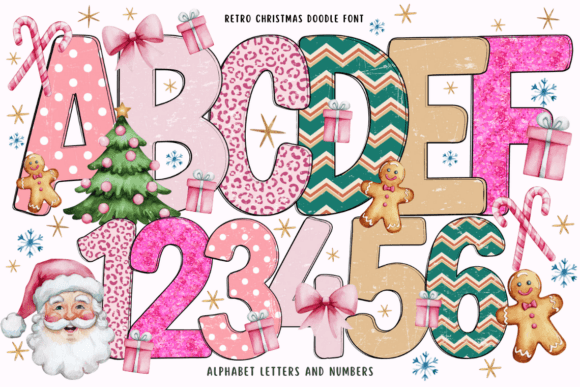 Retro Christmas Doodle Font: A Campaign Designer’s Holiday Type Test