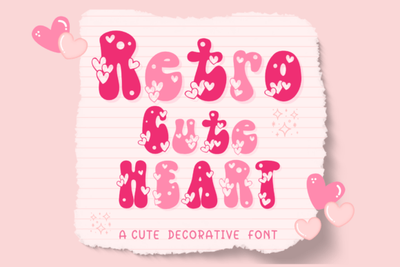 Retro Cute Heart: A Font with Heart and Character