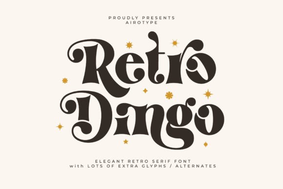 Retro Dingo: A Serif Font That Builds Trust & Charm
