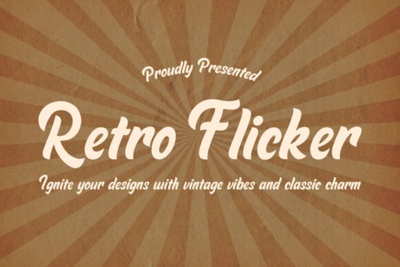 Retro Flicker Font Review: Nostalgic Glow for Modern Design