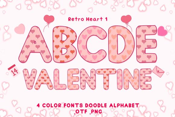 Retro Heart 1: A Font for Heartfelt Editorial Design