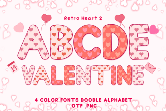 Retro Heart 2: A Font for Heartfelt Design