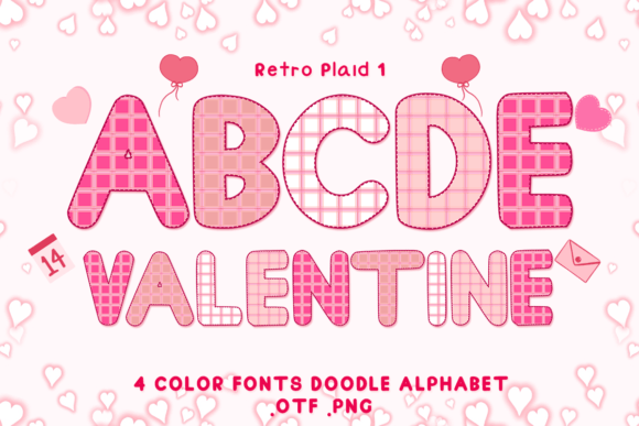 Retro Plaid 1: A Color Font That Makes Your Campaign Pop Instantly