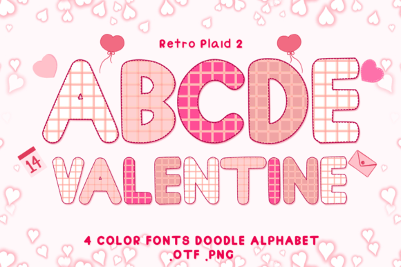 Retro Plaid 2: A Color Font That Makes Your Brand Feel Warm & Intentional
