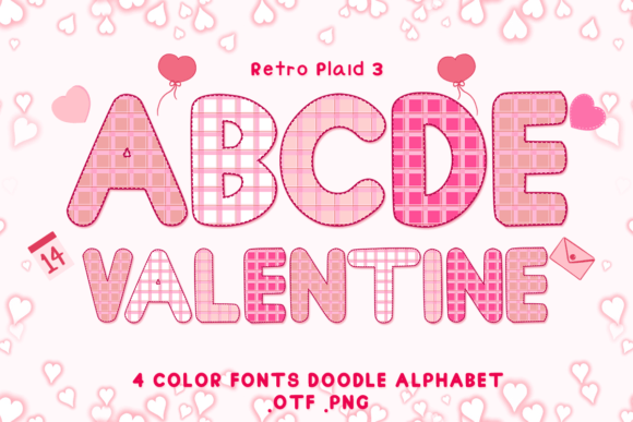Retro Plaid 3: A Vibrant Color Font for Expressive Web Design
