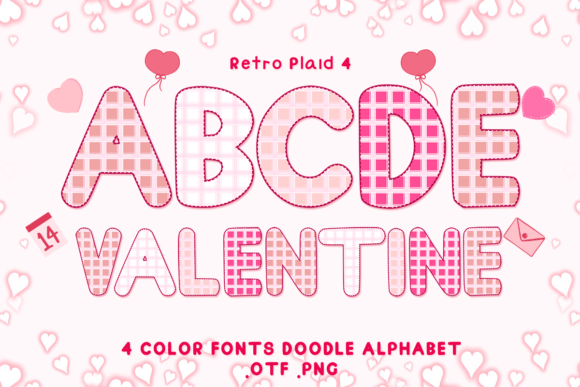 Retro Plaid 4: A Warm, Playful Color Font for Real Branding