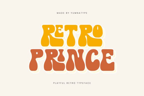 Retro Prince: A Vibrant Display Font for Digital Branding
