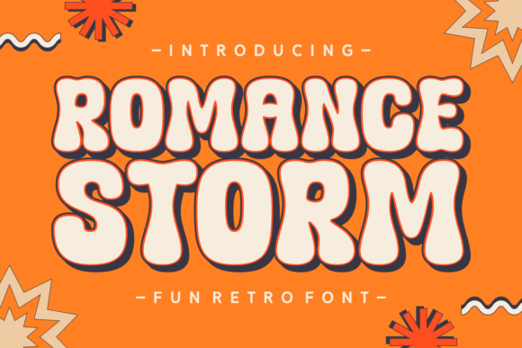 Romance Storm: A Retro Display Font with Editorial Charm