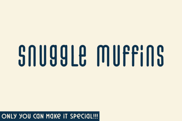 Snuggle Muffins: A Playful Serif Font for Digital Branding