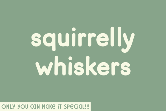 Squirrelly Whiskers: A Vintage Serif Font That Elevates Real Small Business Branding