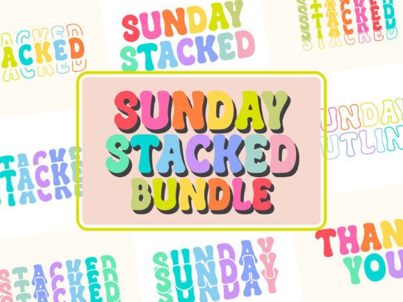 Sunday Stacked: A Retro Display Font for Scroll-Stopping Campaigns