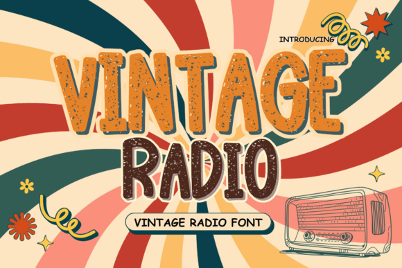 Vintage Radio Font: Elevate Your Brand with Nostalgic Elegance