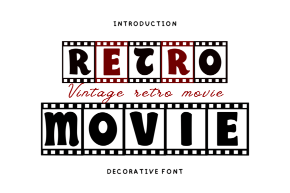 Vintage Retro Movie: A Font That Brings Timeless Charm to Your Creations